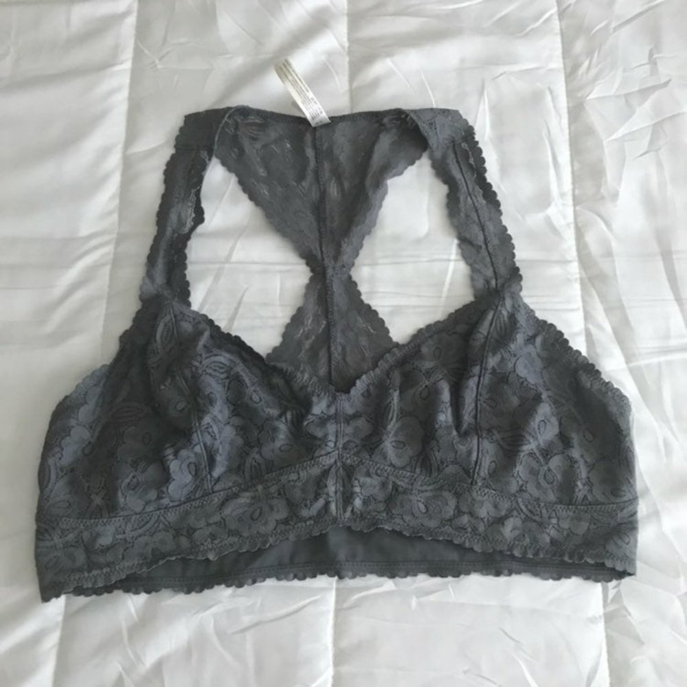 Free People Gray Bralette